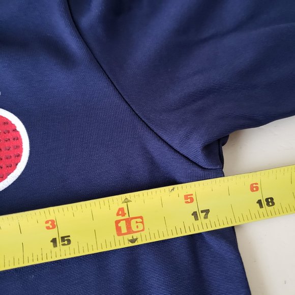 Majestic Cleveland Indians Cool Base S/S T-Shirt Tee Men's Size Small Blue NWOT - Picture 9 of 10